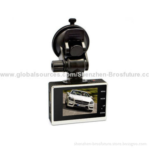 Classic Design Full HD 1,080P G-sensor Motion Detection Vehicle DVR Camera with H.264 Codec